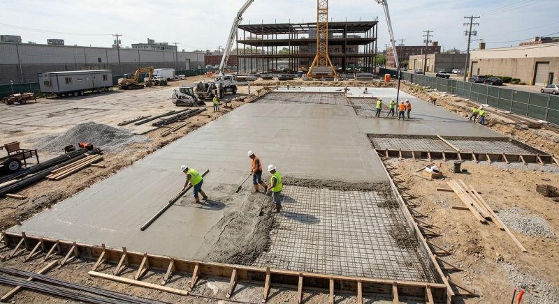 Commercial Slab Installation in Littleton, CO