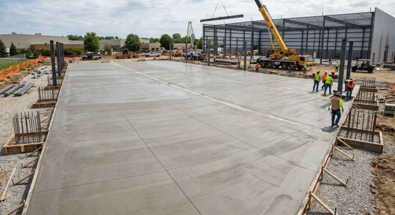 Commercial Slab Construction in Winston Salem, NC