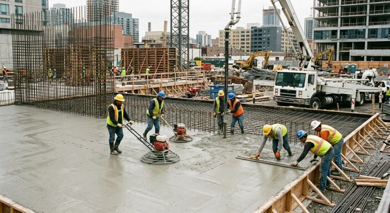 Commercial Slab Construction in Manassas, VA