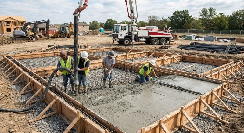 Concrete Basement Pouring in Greenville, SC