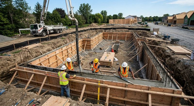 Concrete Foundation Installation in Columbus, OH
