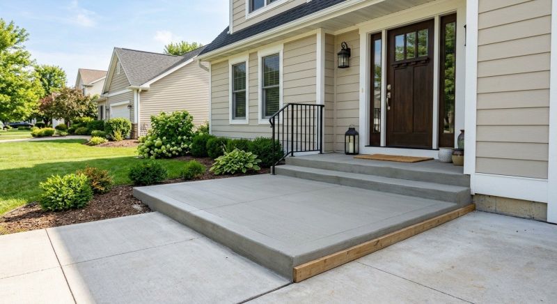 Concrete Porch Construction in Sacramento, CA