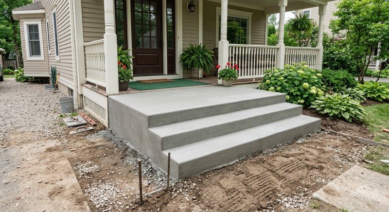 Poured Steps Installation in Salt Lake City, UT